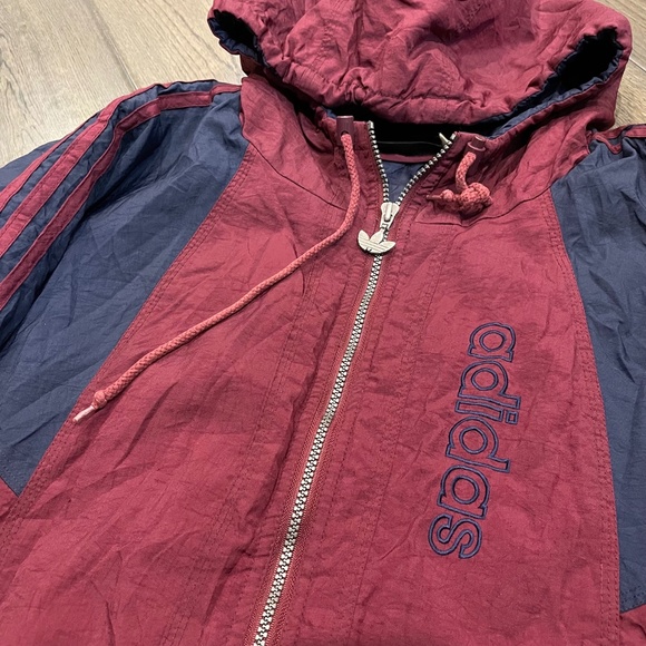 Adidas Vintage Puffer Starter Style Jacket - size L/XL - Picture 3 of 8